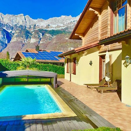Doodle'S Amazing Chalet -Walensee - Flumserberg - Churfirsten - Heidiland - Pool - Sauna 莫尔斯 外观 照片