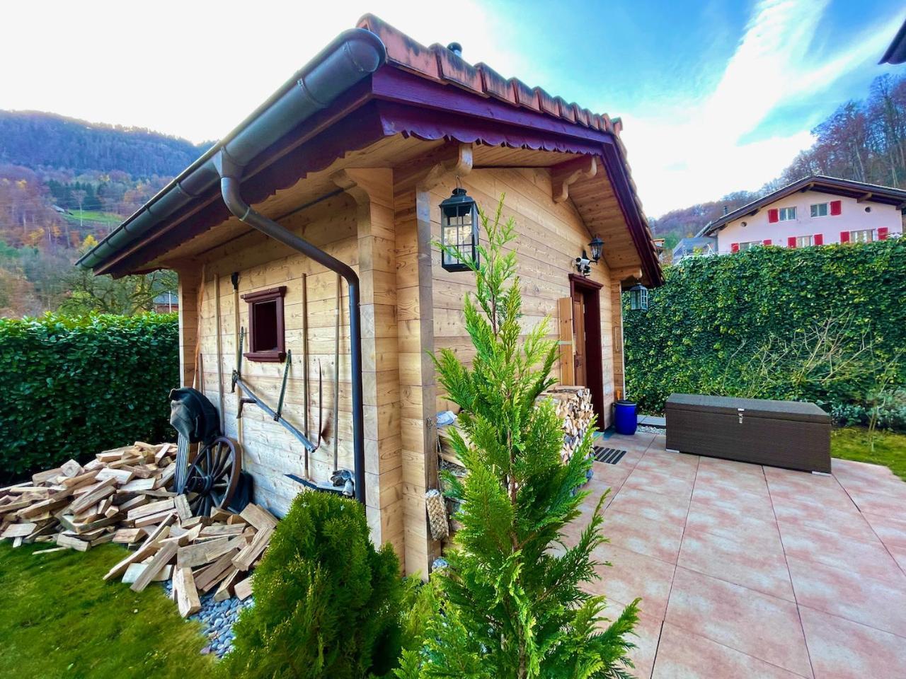 Doodle'S Amazing Chalet -Walensee - Flumserberg - Churfirsten - Heidiland - Pool - Sauna 莫尔斯 外观 照片