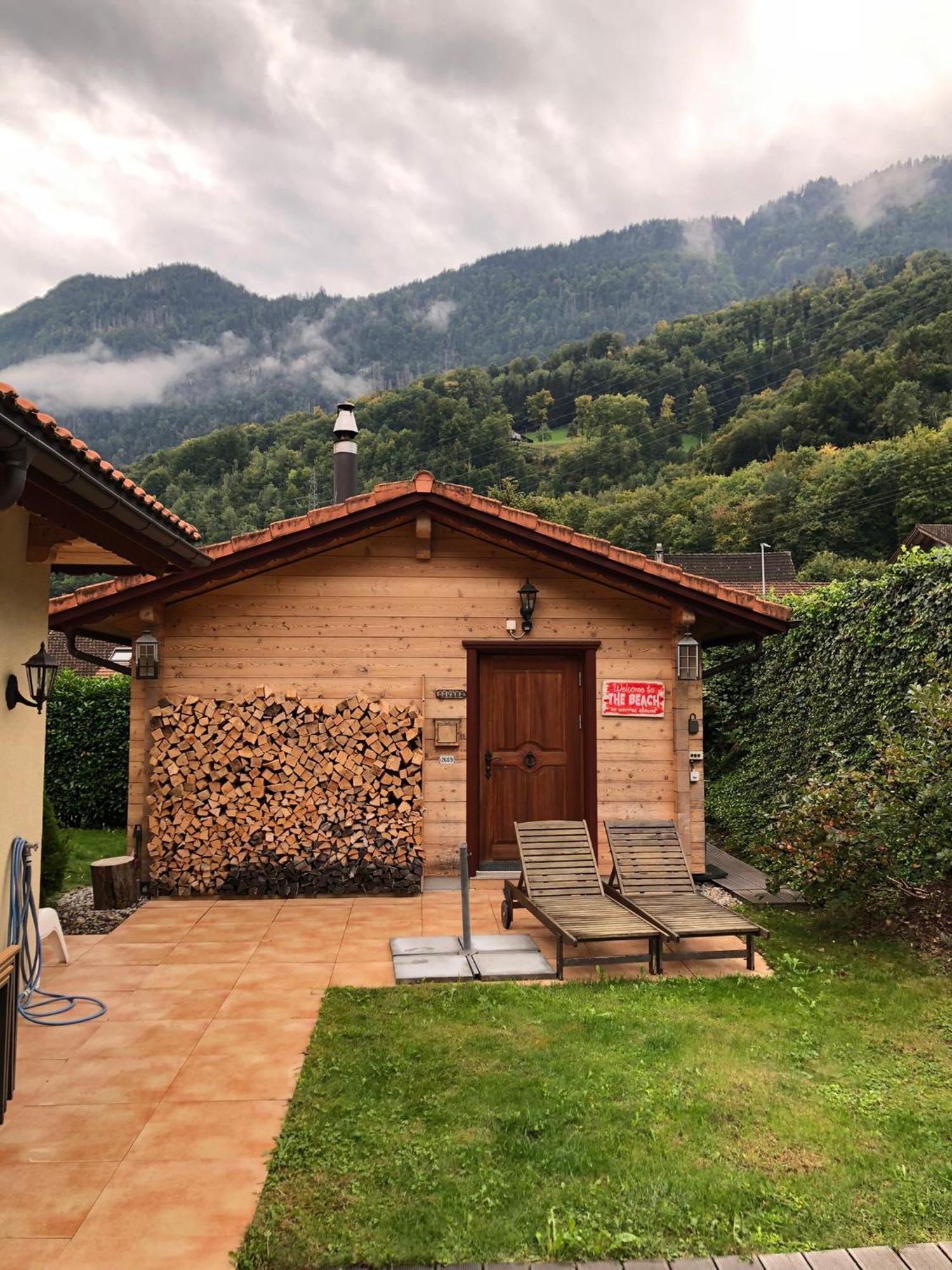 Doodle'S Amazing Chalet -Walensee - Flumserberg - Churfirsten - Heidiland - Pool - Sauna 莫尔斯 外观 照片