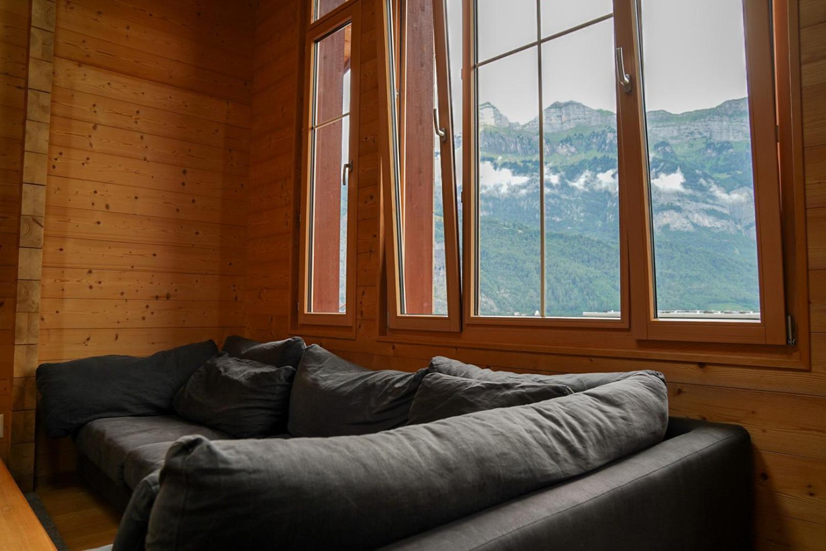 Doodle'S Amazing Chalet -Walensee - Flumserberg - Churfirsten - Heidiland - Pool - Sauna 莫尔斯 外观 照片