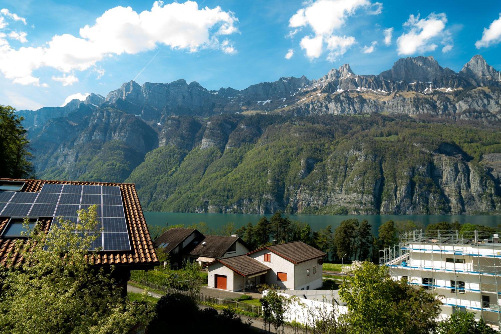 Doodle'S Amazing Chalet -Walensee - Flumserberg - Churfirsten - Heidiland - Pool - Sauna 莫尔斯 外观 照片