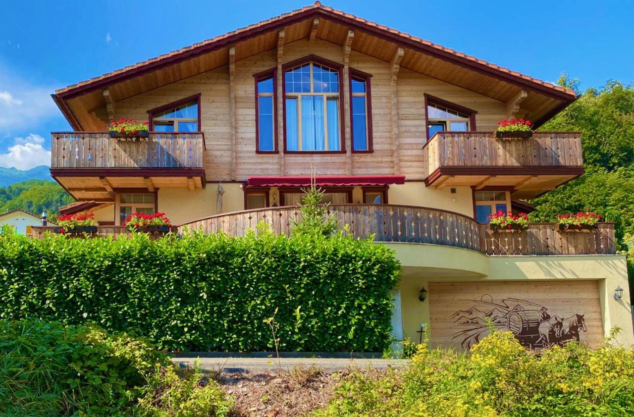 Doodle'S Amazing Chalet -Walensee - Flumserberg - Churfirsten - Heidiland - Pool - Sauna 莫尔斯 外观 照片