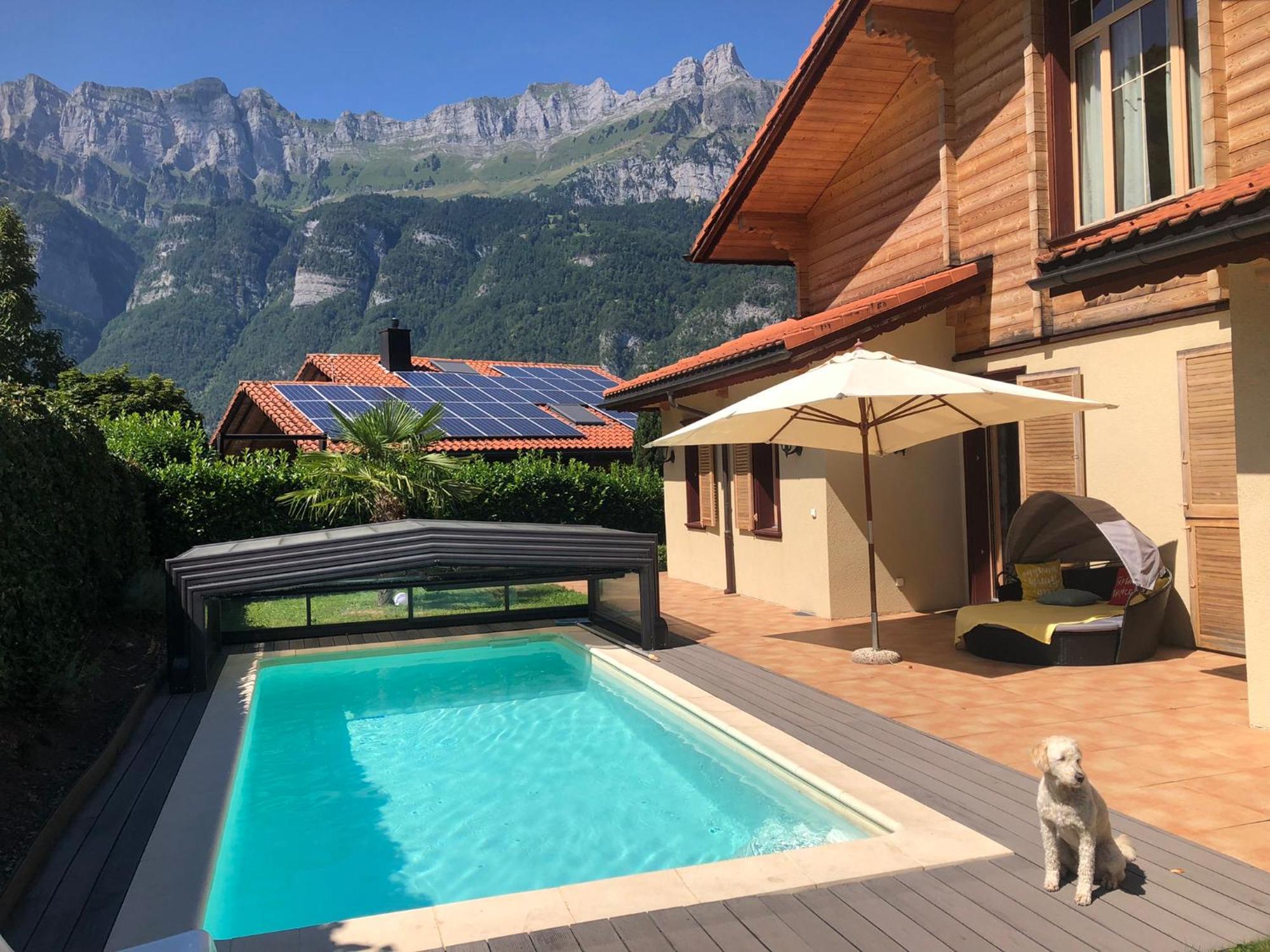 Doodle'S Amazing Chalet -Walensee - Flumserberg - Churfirsten - Heidiland - Pool - Sauna 莫尔斯 外观 照片